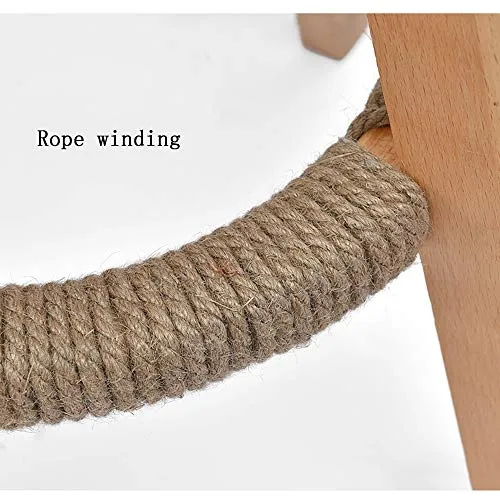 YDD Sgabello da Bar Girevole Legno massello, Cotone/Imbottitura Morbida, Imbottitura Spugna ad Alta densità, Struttura Leg...
