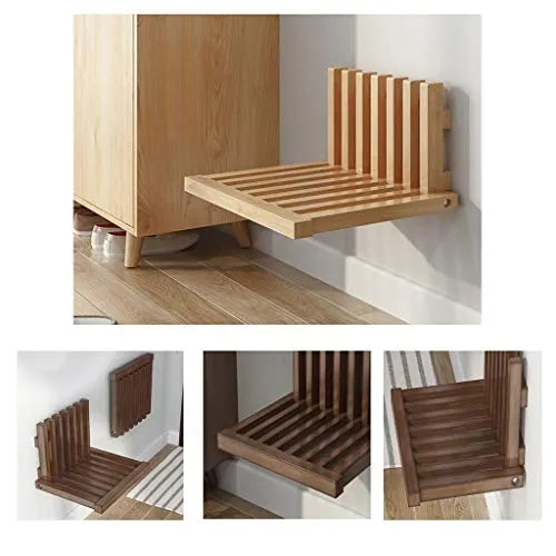 YDDZ Sgabello per Il Cambio delle Scarpe Ultrasottile da 5 Cm Nascosto Sgabello da Bagno Pieghevole Design Sgabello per Sc...