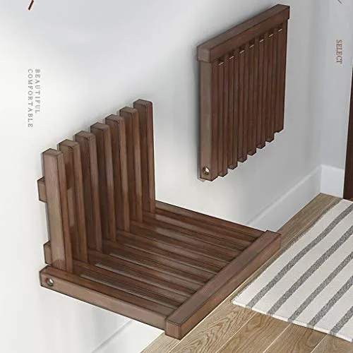 YDDZ Sgabello per Il Cambio delle Scarpe Ultrasottile da 5 Cm Nascosto Sgabello da Bagno Pieghevole Design Sgabello per Sc...