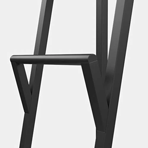 Sgabello da Bar Sgabello Imbottito Vintage Massivholz Hocker Barhocker Küche Frühstücksstuhl Barhocker Schmiedeeisen Beine...