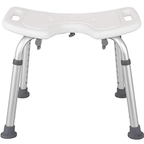 YHRJ Sgabello da Bagno Antiscivolo per Anziani,Sgabello per Doccia da Bagno Alluminio,Panche Doccia Regolabili Altezza per...