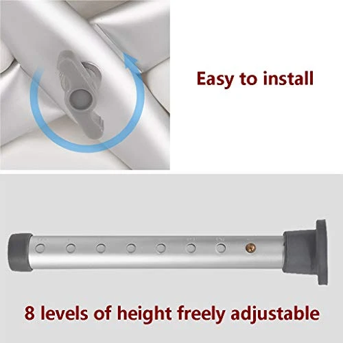 YHRJ Sgabello da Bagno Antiscivolo per Anziani,Sgabello per Doccia da Bagno Alluminio,Panche Doccia Regolabili Altezza per...