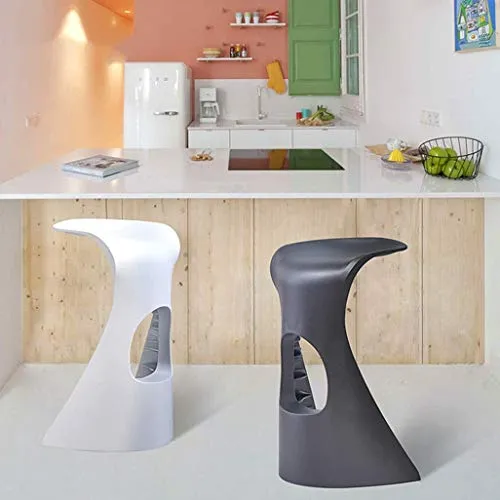 Sgabello da bar Bar Stool Chair poggiapiedi PP ergonomia del sedile è possibile pranzare e sedie la colazione Cucina |Pub...