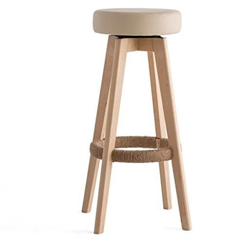 Sgabello da bar Bar Stool contatore Sedia alta Sedia poggiapiedi rotonda cuscino del sedile girevole PU colazione Cucina |...