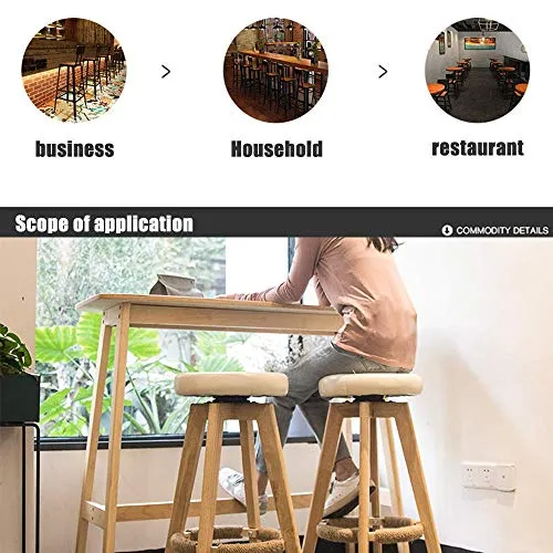 Sedia da ufficio,Tavolo audace e creativo Sgabello da bar Altezza della piastra del sedile 65 cm (26 pollici), Struttura l...