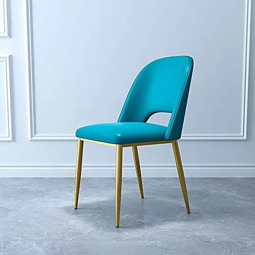 yunyu Sedia da Ufficio,Sgabello da Bar Alto e Minimalista Moderno, Altezza 45 cm (18 Pollici), Cuscino Pelle Artificiale c...
