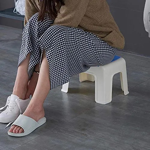 YWSZJ Sgabello di plastica - Sgabelli poggiapiedi Lavoro Sgabello Doccia Sgabello Sgabello Stacked Flessibile Antiscivolo...