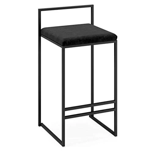 mobili Moderni Sgabelli da Bar 65 cm (26") con Schienale Rivestito Velluto e poggiapiedi Metallo, Sgabello Alto con Seduta...