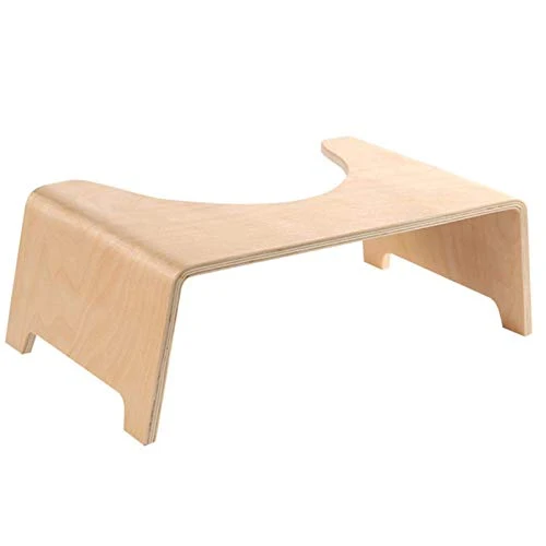 zaizai Sgabello da Bagno Portatile Legno - Sgabello da Toilette con Piedistallo Antiscivolo per Bambini Incinti E Anziani
