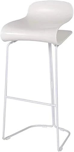 ZCY Mobili per Soggiorno Sgabelli Sedia da Bar nordica Sedia da Cucina per la casa Sgabello Staffa Metallo Design Bianco (...
