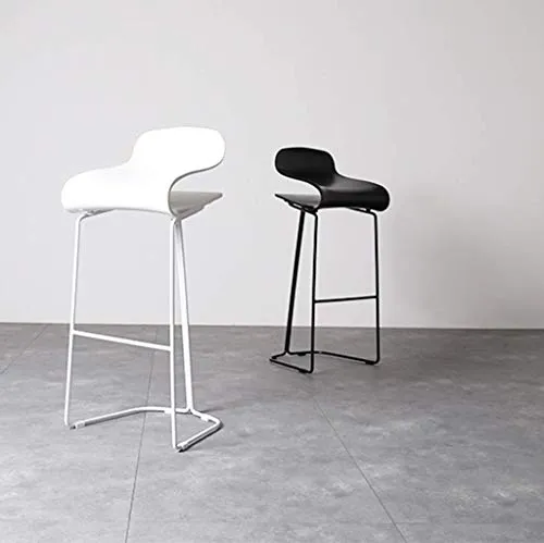 ZCY Mobili per Soggiorno Sgabelli Sedia da Bar nordica Sedia da Cucina per la casa Sgabello Staffa Metallo Design Bianco (...