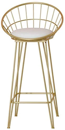 ZCY Mobili Soggiorno Sgabelli 17,7"/25,6" / 29,5"Sgabelli Imbottiti Ecopelle | Sedia da Pranzo Metallo Stile Moderno per P...