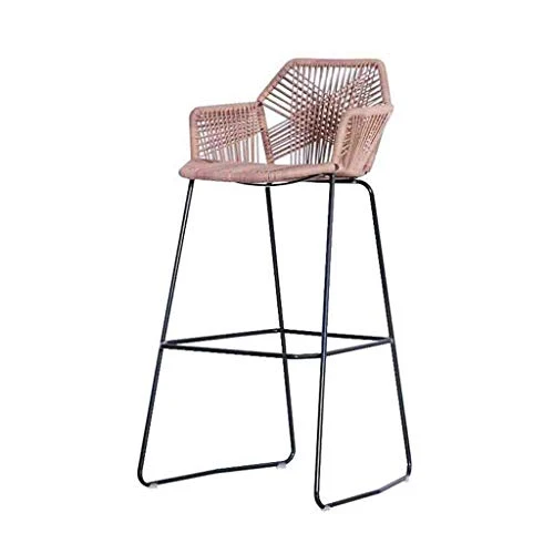 Zhangmeiren Sedia di Vimini Seggiolone Sgabello da Bar Reception Seggiolone Rattan Il Tempo Libero Balcone Sedia Sedia da Bar