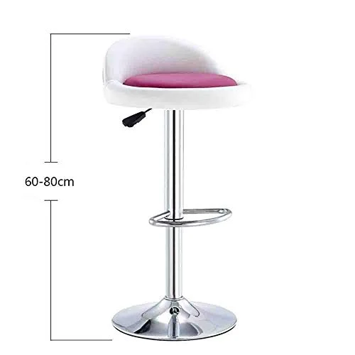 Zhangmeiren Sgabello Alto da Casa Moderno E Minimalista Seggiovia Girevole con Schienale Rotante (Color : B)