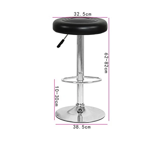 ZHJING Seggiola da Bar Bar Stool Soggiorno, Bar Chair Altitudine Oscillazione Regolabile Coffee Shop Ristorante Reception...