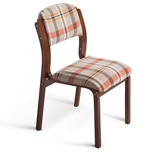 ZHJING Seggiola da Bar Scrivania e Sedia Borsa Schienale Europee morbide Dining Chair Tessuto Cafe Chair Lavabile Modo di...