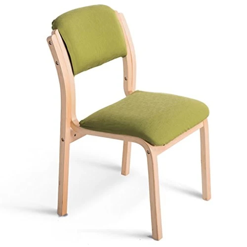 ZHJING Seggiola da Bar Scrivanie Europee Schienale e sedie Sedia Tessuto Lavabile Cafe Chair Appartamento Semplice Compute...
