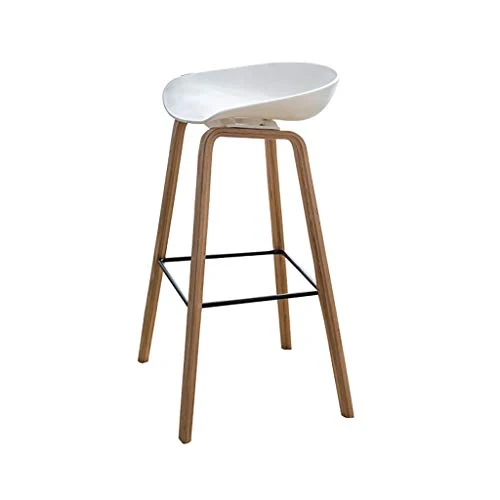 ZHJING Seggiola da Bar Sgabelli da Bar Sgabelli da Bar Sgabelli da Bar Moderni E Minimalisti Sgabelli da Bar (Color : White)