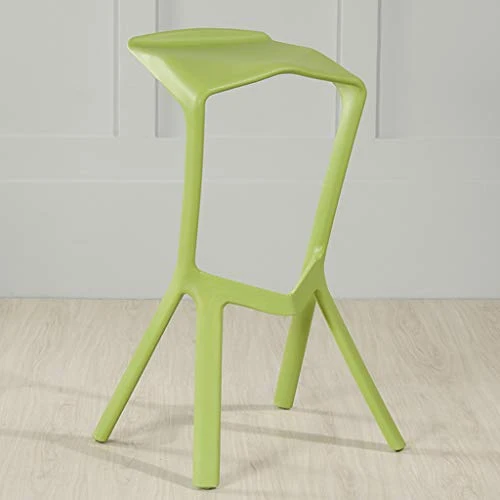 ZRN Sgabello da Bar * 1 Set, Sgabello da Cucina Sono Disponibili Molti Colori di plastica Sgabello Senza Schienale con Sed...
