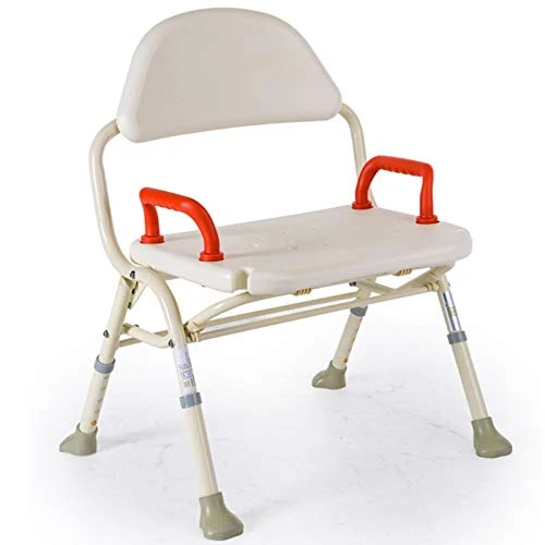 ZYQDRZ Sedia da Bagno, Sedia da Bagno per Anziani, Sedia da Doccia Pieghevole Alluminio per Disabili, Sedia da Bagno per B...