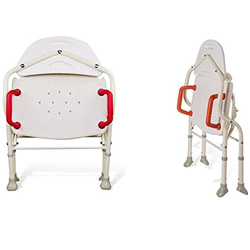 ZYQDRZ Sedia da Bagno, Sedia da Bagno per Anziani, Sedia da Doccia Pieghevole Alluminio per Disabili, Sedia da Bagno per B...