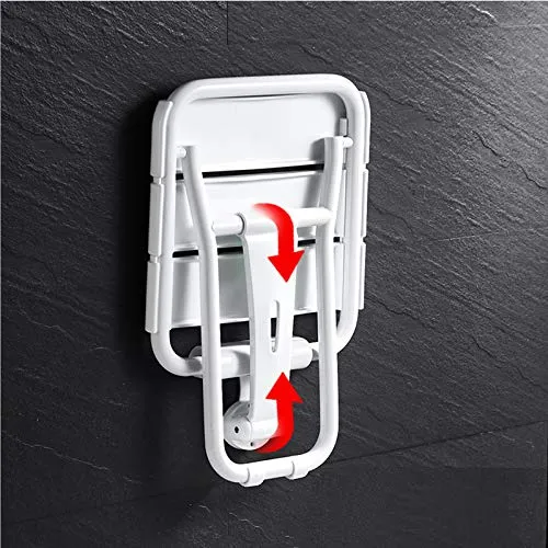ZYQDRZ Sedili per Doccia Parete, Sedili da Bagno Pieghevoli, Sedie da Bagno di Sicurezza Disabili Anziani, Sgabelli da Bag...