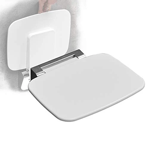 ZYQDRZ Sgabello Pieghevole da Bagno Muro, Seggiolino da Bagno Anziano, per Bagno RV O Sedia Pieghevole per La Sicurezza Yacht