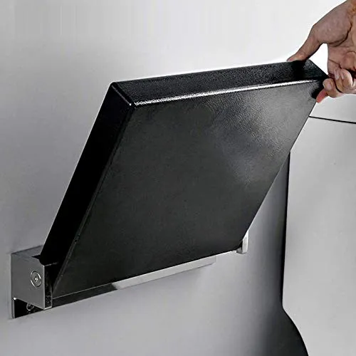 ZYQDRZ Sgabello Pieghevole per Doccia Parete, Scarpiera da Bagno, Bagno con Sedile Muro, Sedile da Bagno, può Essere Utili...