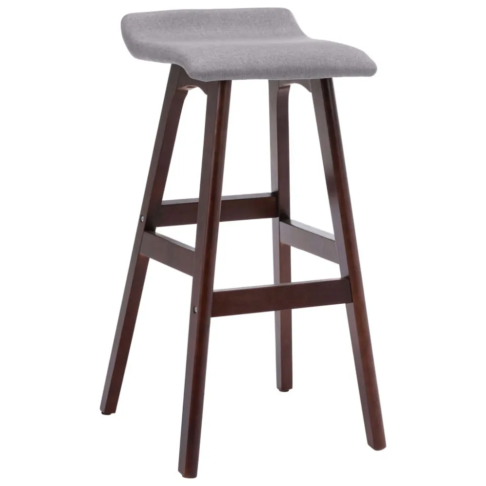 Sedia da Bar Grigio Talpa Tessuto