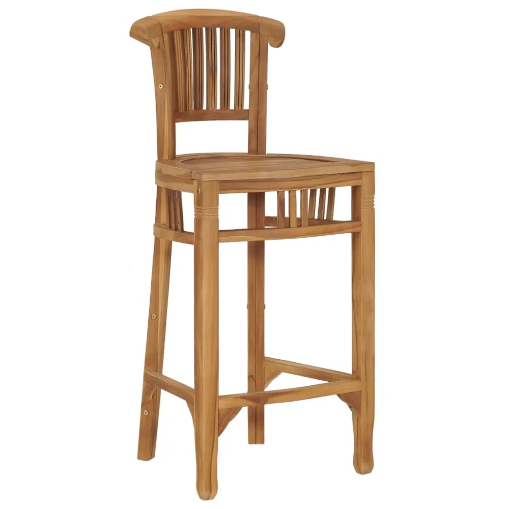 Sedia da Bar Legno Massello di Teak