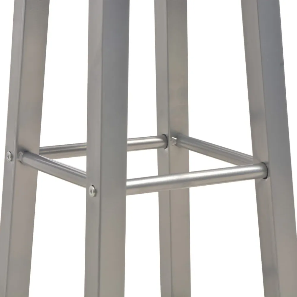 Sgabelli da Bar 2 pz Antracite MDF