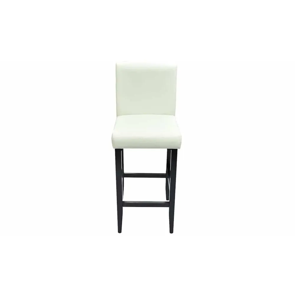 Sgabelli da Bar 4 pz Bianchi Similpelle
