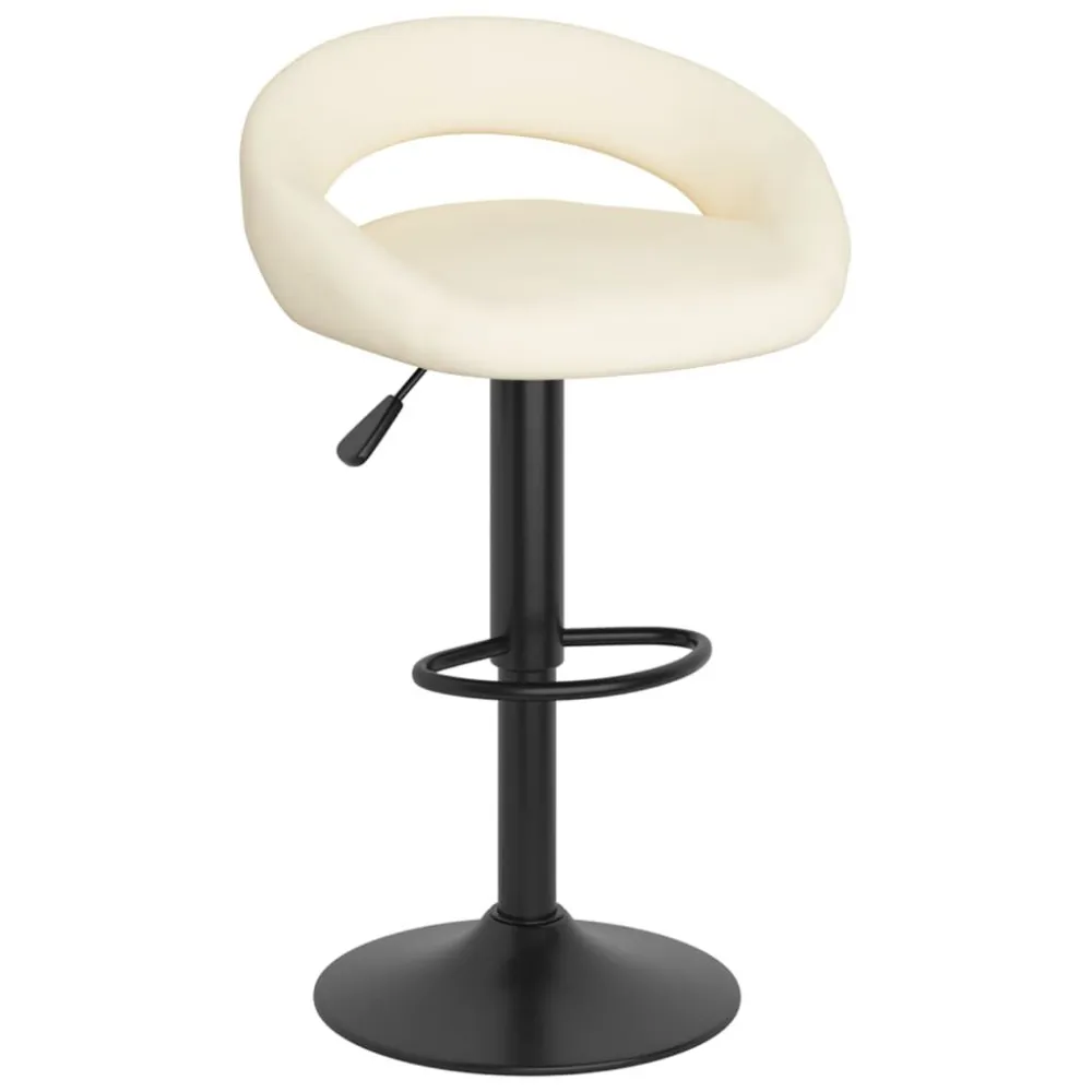 Sgabelli da Bar 2 pz Crema Velluto
