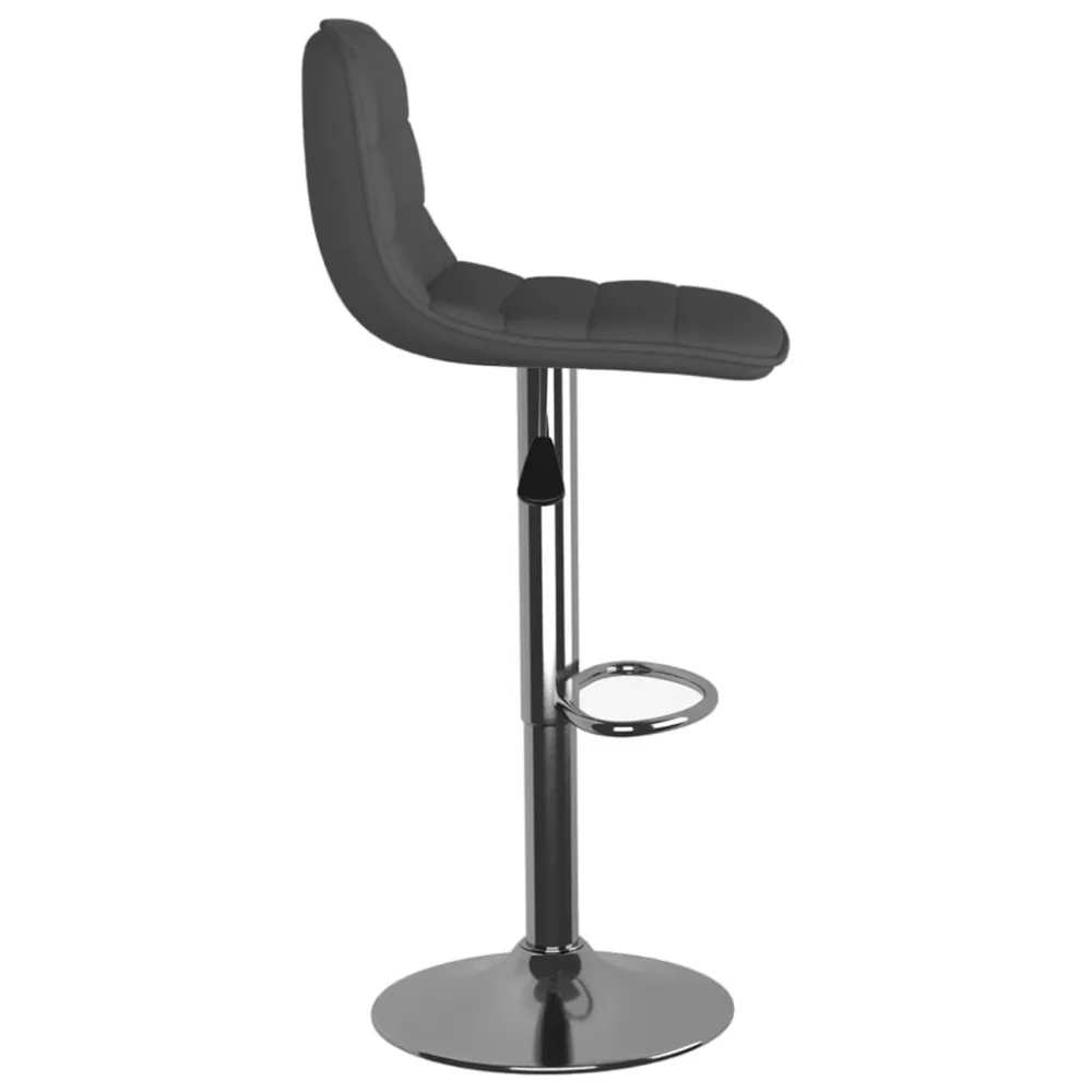 Sgabelli da Bar 2 pz Grigio Scuro Tessuto