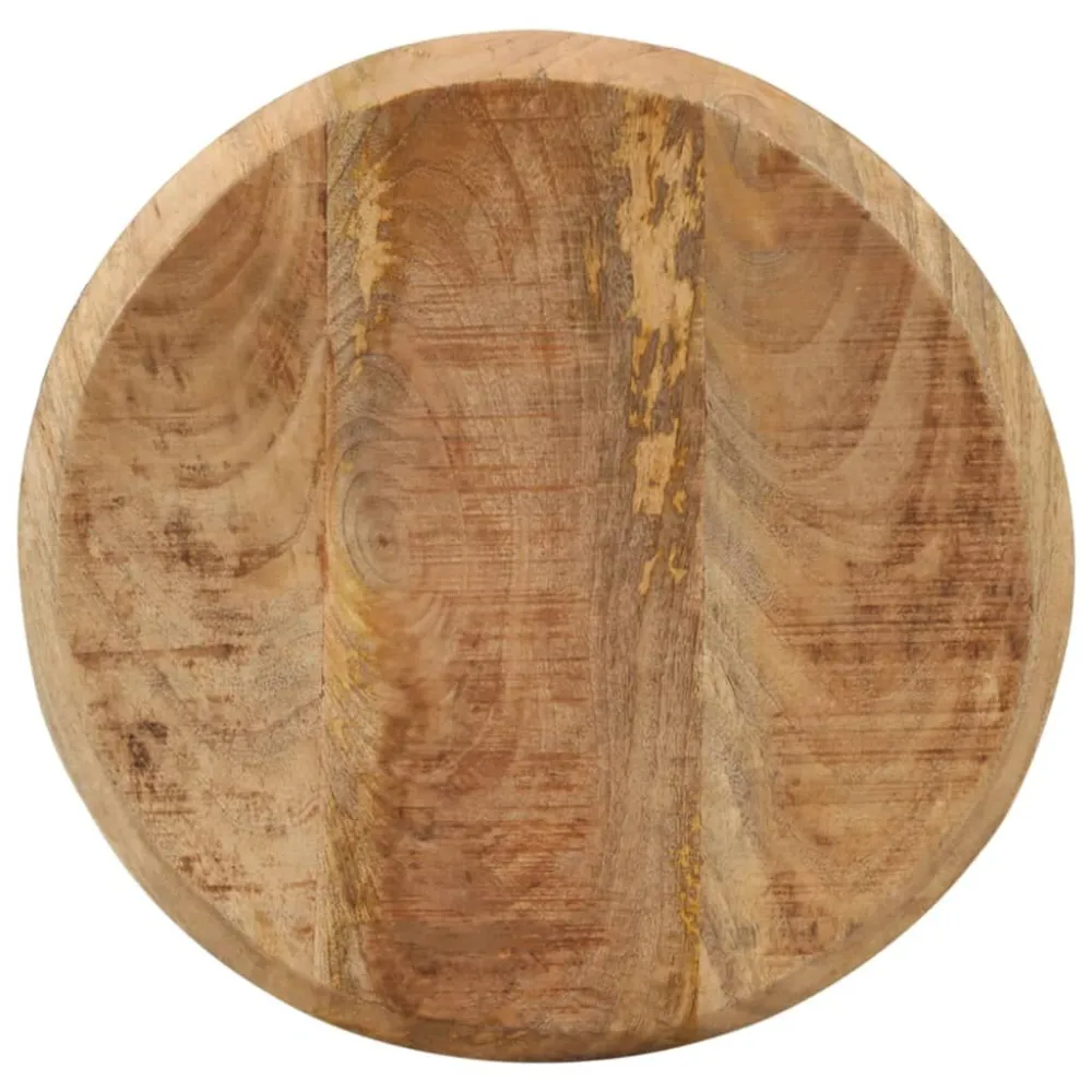Sgabelli da Bar 2 pz Legno Massello di Mango
