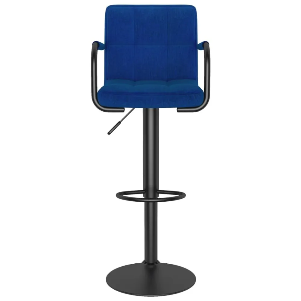 Sgabello da Bar Blu Tessuto