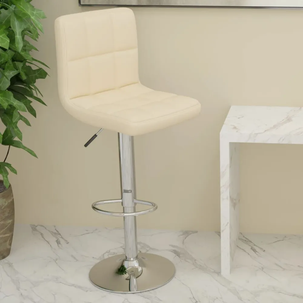 Sgabello da Bar Crema Similpelle