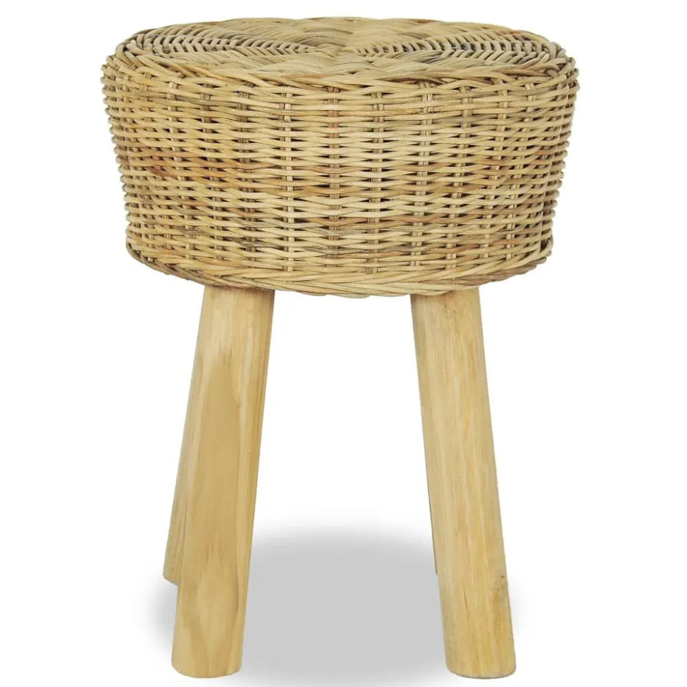 Sgabello da Bar Rattan Naturale