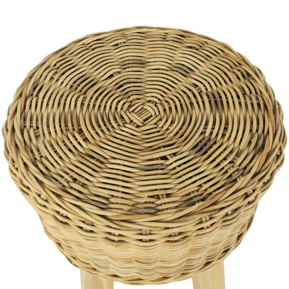 Sgabello da Bar Rattan Naturale