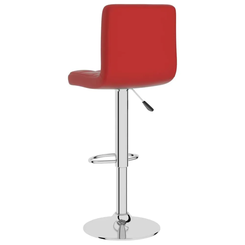 Sgabello da Bar Rosso Vino Similpelle