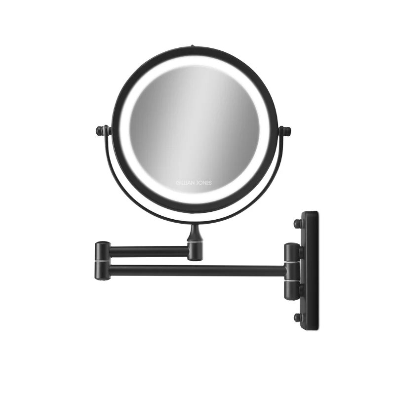 Specchio per trucco da parete - Nero