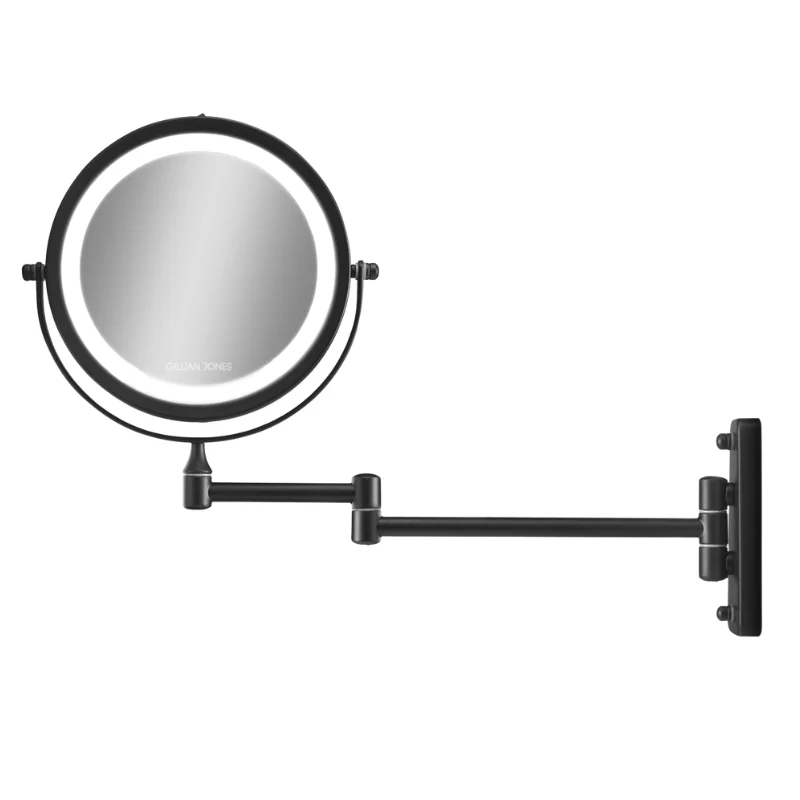 Specchio per trucco da parete - Nero