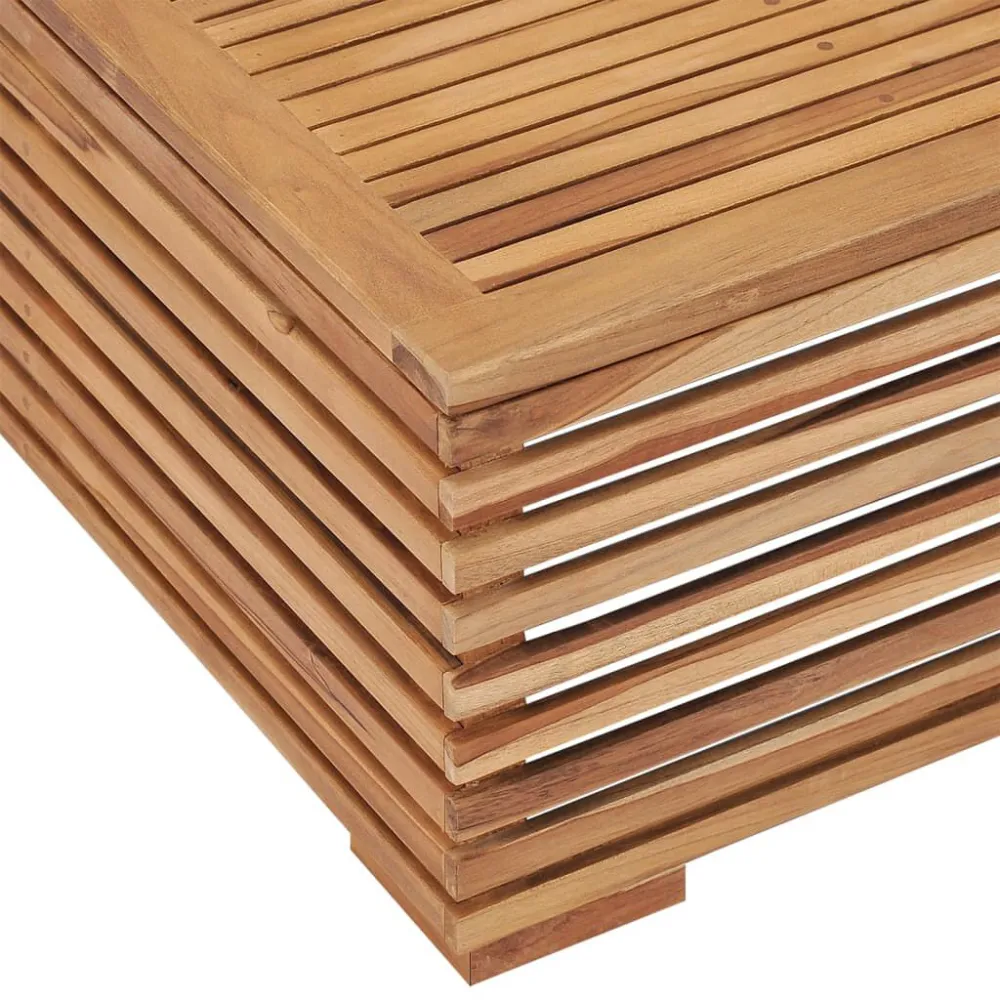 Strumento per Affumicatore Set Tavolino Poggiapiedi Giardino Cuscino Grigio Fosco Teak