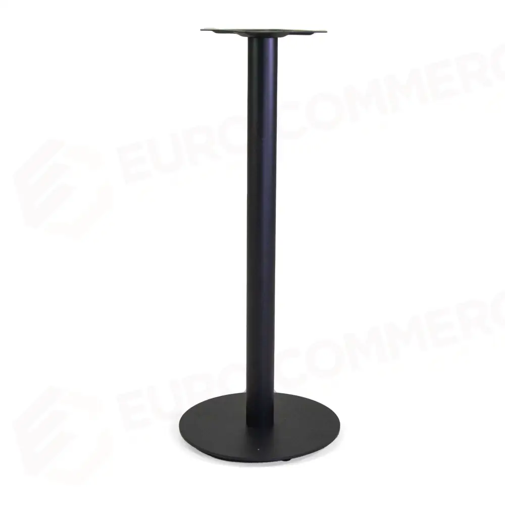 BASE TAVOLO BAR ACCIAIO GORDON NERO TONDO CM45X45H108 - 6467840000 - VACCHETTI