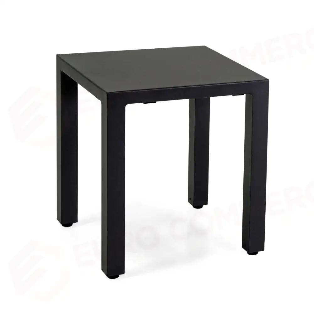 TAVOLINO ALLUMINIO ALMA ANTRACITE QUADRO CM35X35H42 - 6468520000 - VACCHETTI