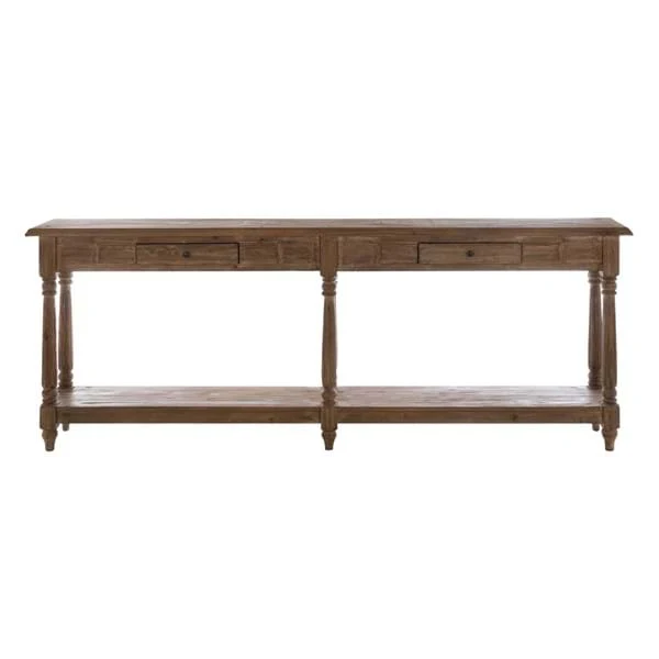 Consolle legno con cassetti