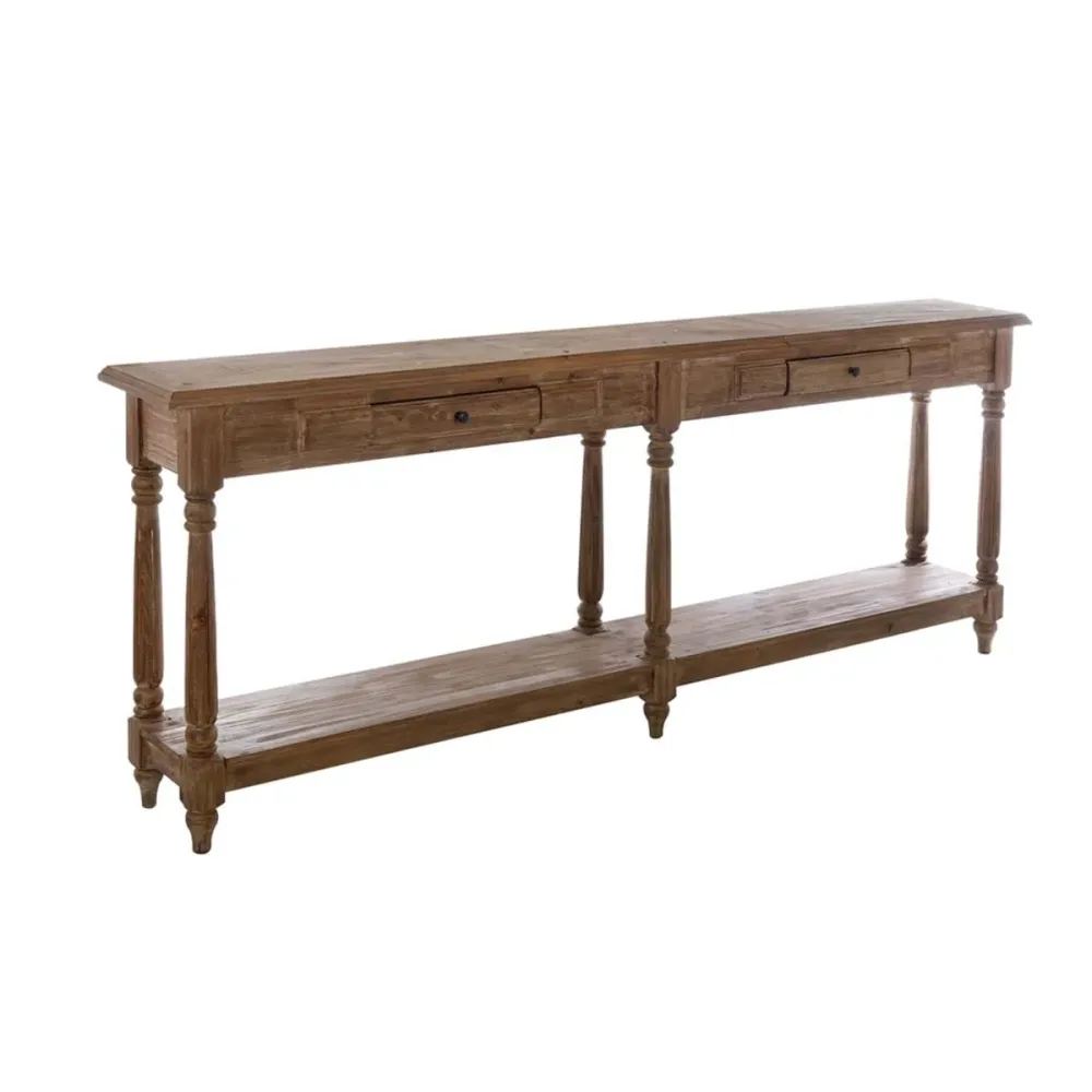 Consolle legno con cassetti
