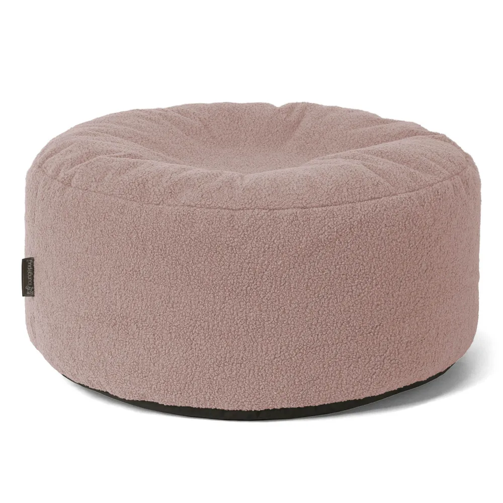 Pouf Rotondo - Bouclé Rosa