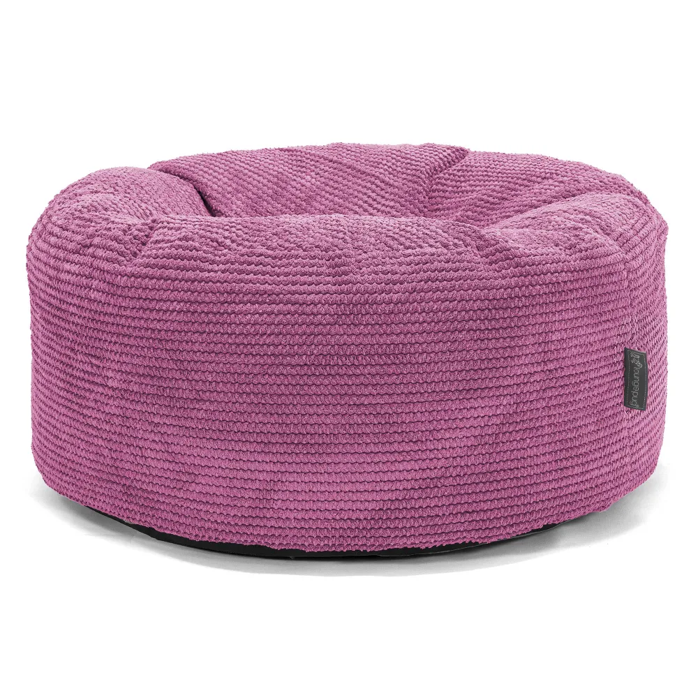 Pouf Rotondo - Pompon Rosa