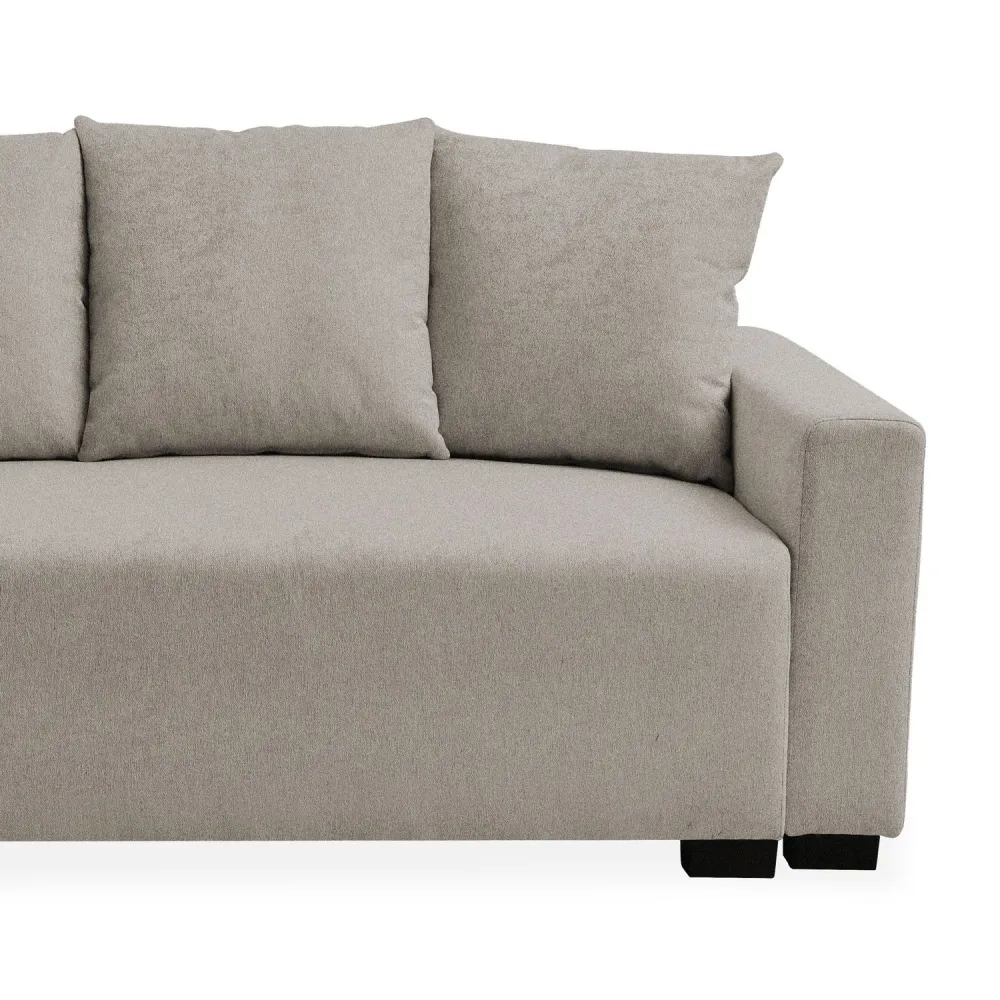 Divano letto angolare contemporaneo Gwendal tessuto Khaki